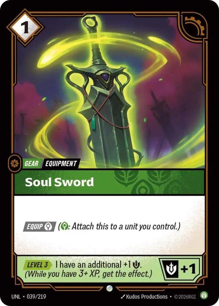Soul Sword 039/219 RFTB3