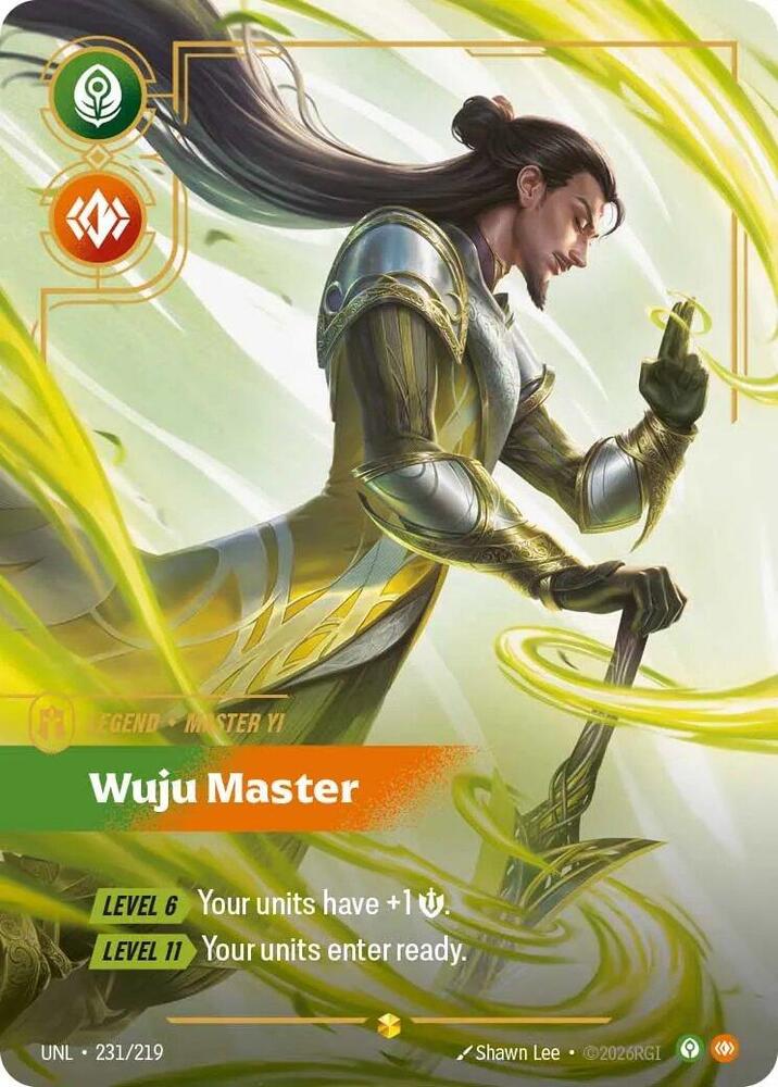 Master Yi - Wuju Master (Overnumbered) 231/219 RFTB3