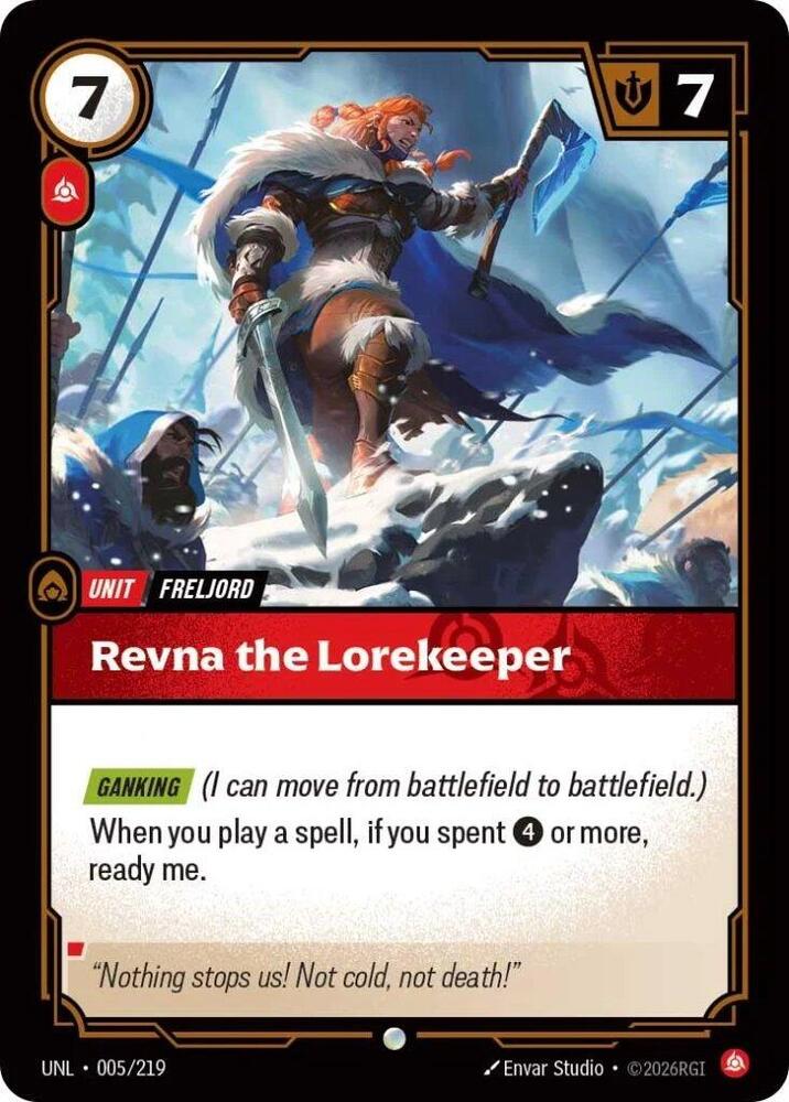 Revna the Lorekeeper 005/219 RFTB3