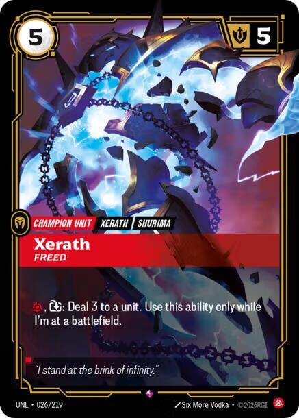 Xerath - Freed 026/219 RFTB3