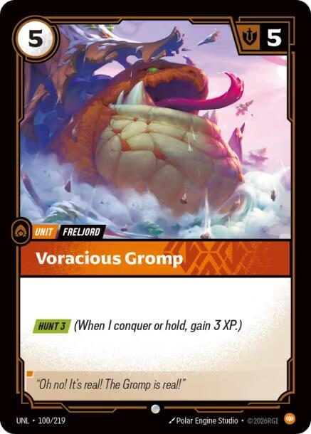 Voracious Gromp 100/219 RFTB3
