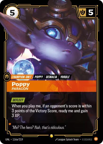 Poppy, Paragon (Alternate Art) - Unleashed (UNL)