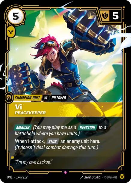 Vi, Peacekeeper - Unleashed (UNL)