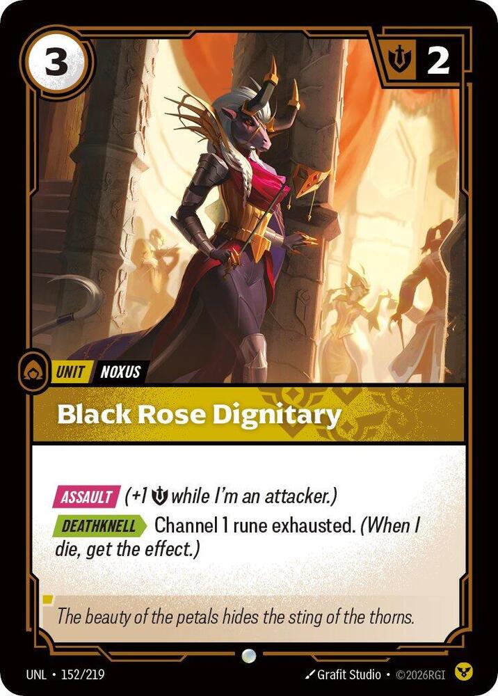 Black Rose Dignitary 152/219 RFTB3