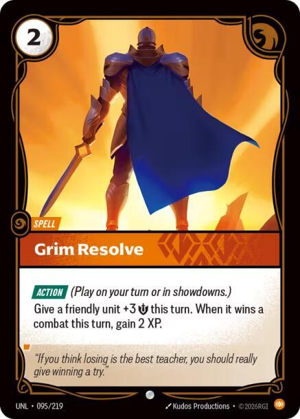 Grim Resolve 095/219 RFTB3