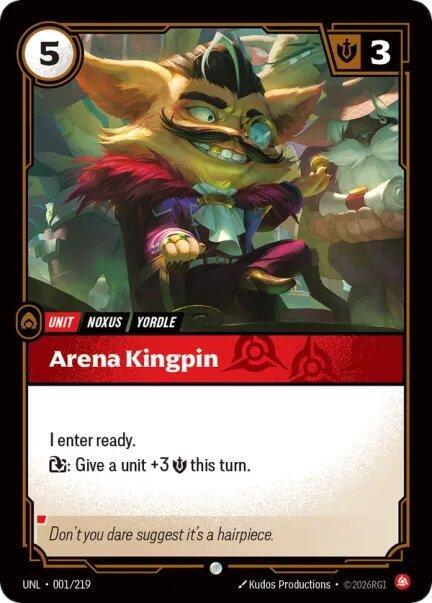 Arena Kingpin 001/219 RFTB3