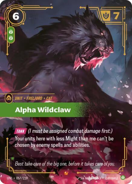 Alpha Wildclaw 057/219 RFTB3