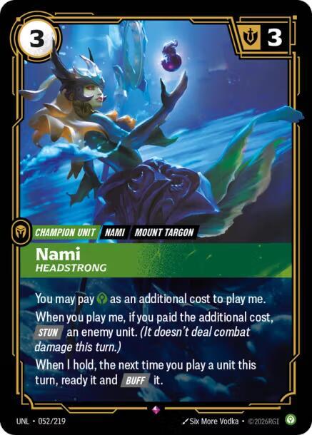 Nami - Headstrong 052/219 RFTB3