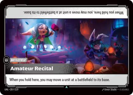 Amateur Recital 207/219 RFTB3