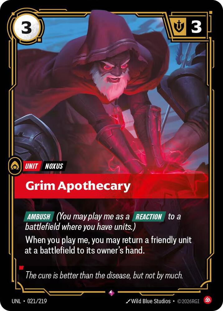 Grim Apothecary 021/219 RFTB3