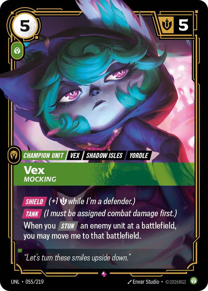Vex - Mocking 055/219 RFTB3