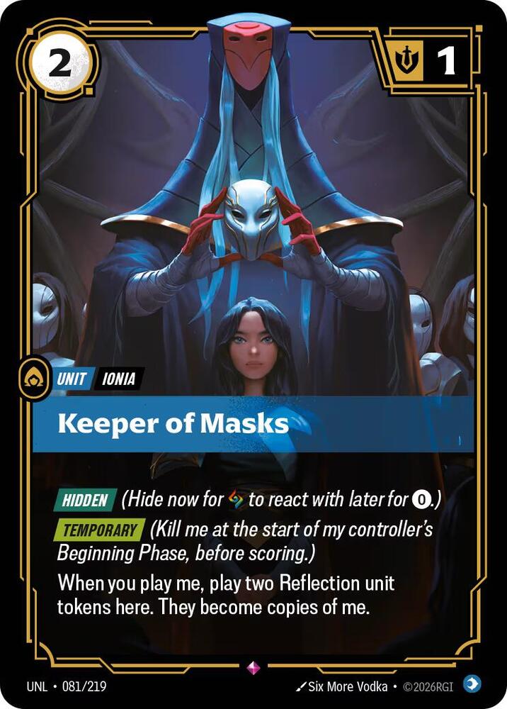 Keeper of Masks 081/219 RFTB3
