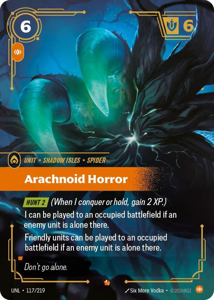 Arachnoid Horror 117/219 RFTB3