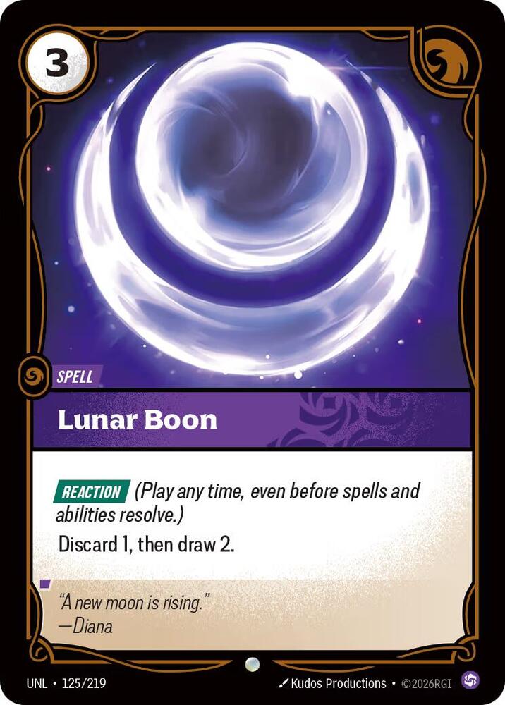Lunar Boon 125/219 RFTB3