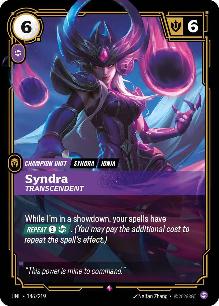 Syndra - Transcendent 146/219 RFTB3