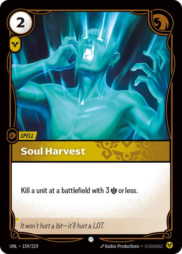 Soul Harvest 159/219 RFTB3