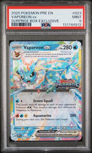 Vaporeon ex (Stamped) 023/131 Prismatic Evolutions PSA 9 131744912