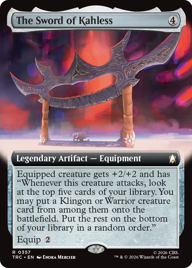 The Sword of Kahless (Extended Art) [Star Trek Commander]