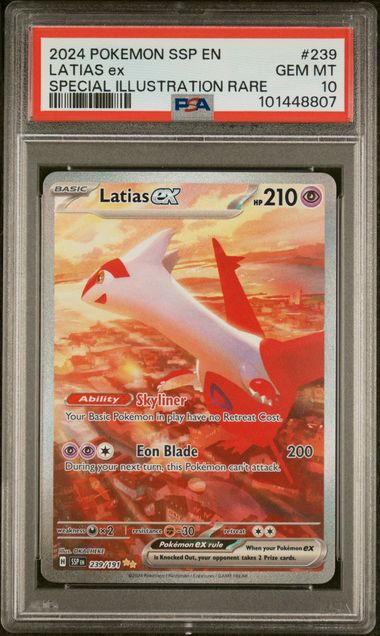 Latias ex 239/191 Surging Sparks PSA 10 101448807