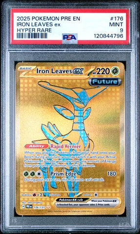 Iron Leaves 176/131 Prismatic Evolutions Hyper Rare PSA 9 120844796