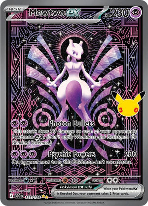 Mewtwo ex (151/128) [Mega Evolution: 30th Celebration]