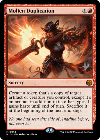 Molten Duplication (Promo Pack) [Outlaws of Thunder Junction: The Big Score Promos]