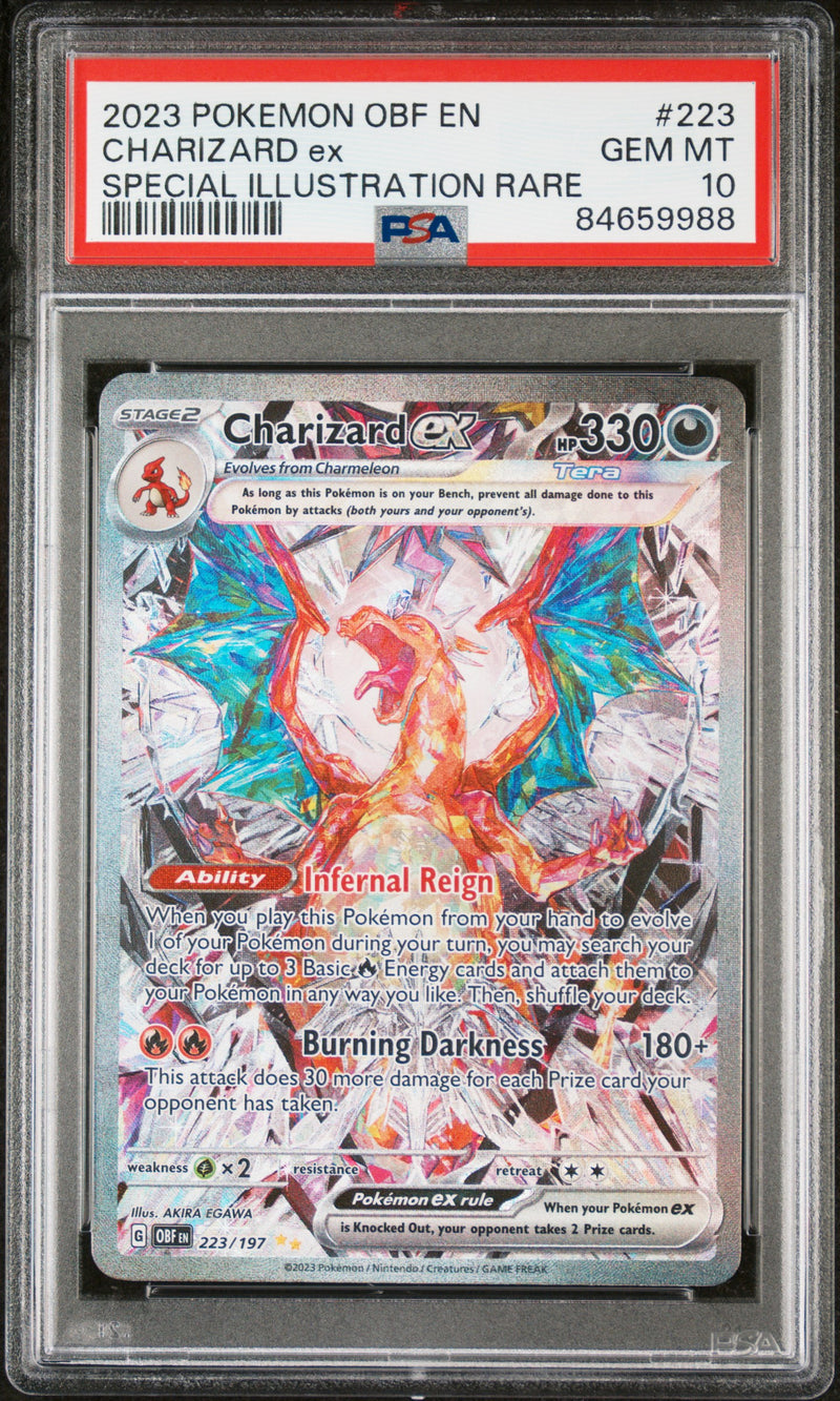 Charizard ex 223/197 Obsidian Flames PSA 10 84659988
