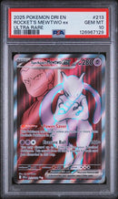Team Rocket's Mewtwo ex 213 Destined Rivals Ultra Rare PSA 10 126967129