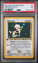 Smeargle - Holo 11/75 Neo Discovery 1st Edition PSA 7 126103232