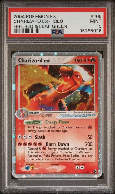 Charizard ex 105/112 Fire Red & Leaf Green PSA 9 95785026