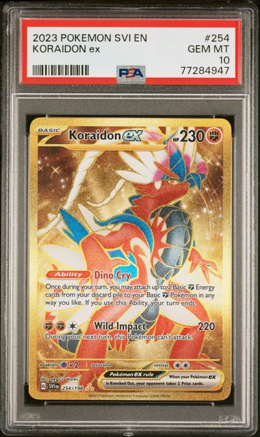 Koraidon ex 254/198 Scarlet & Violet Base Set PSA 10 77284947