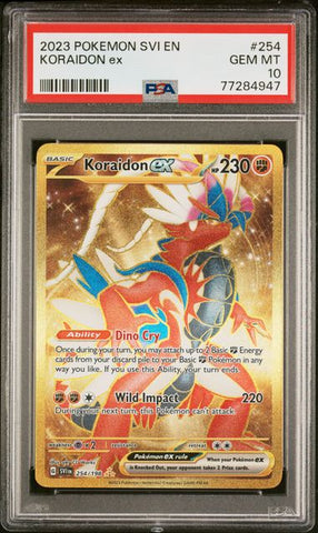 Koraidon ex 254/198 Scarlet & Violet Base Set PSA 10 77284947