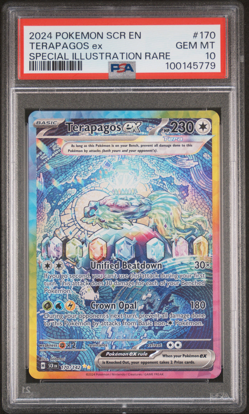 Terapagos ex 170/142 Stellar Crown PSA 10 100145779