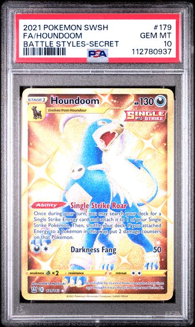 Houndoom 179/163 Battle Styles PSA 10 112780937