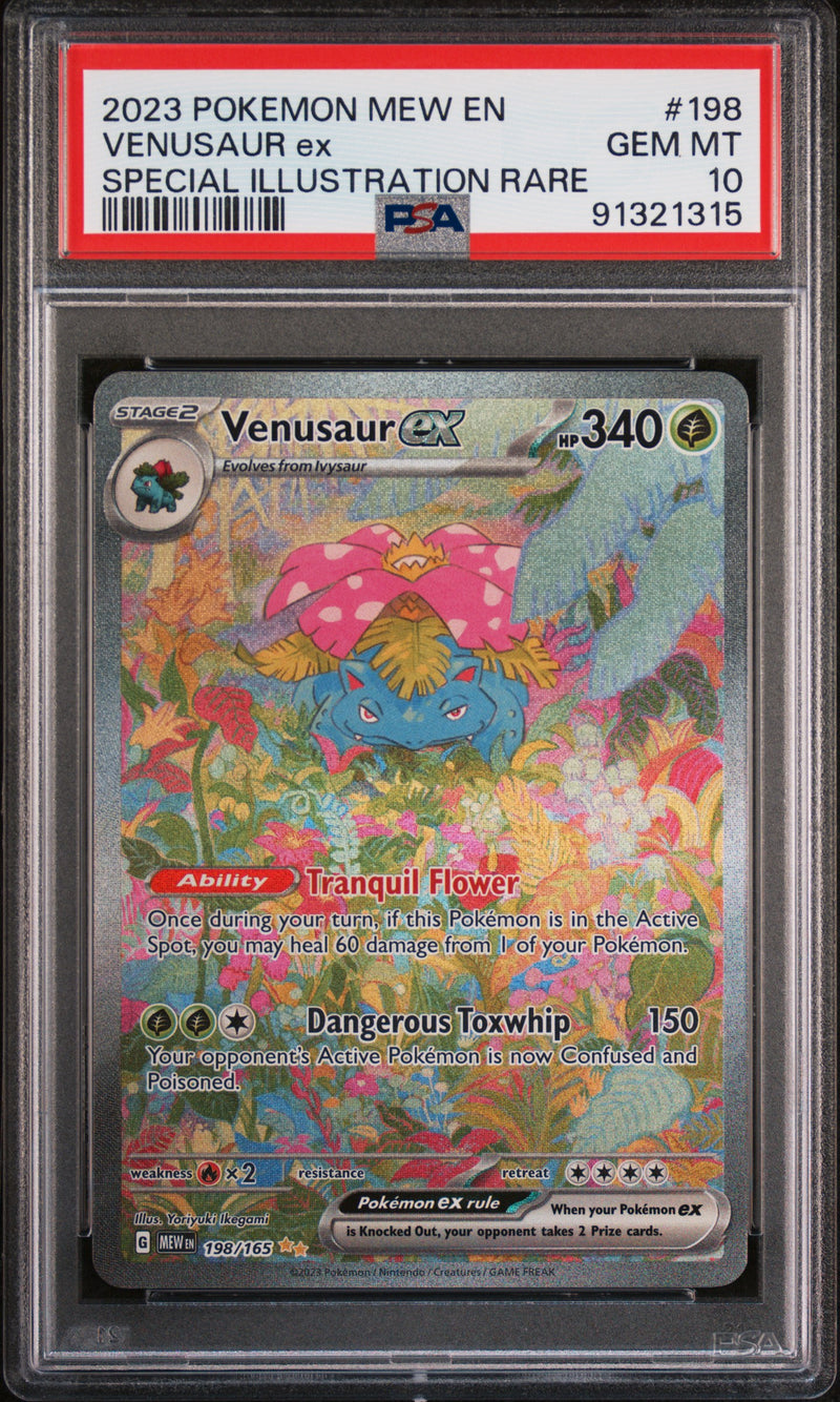 Venusaur ex 198/165 151 PSA 10 91321315