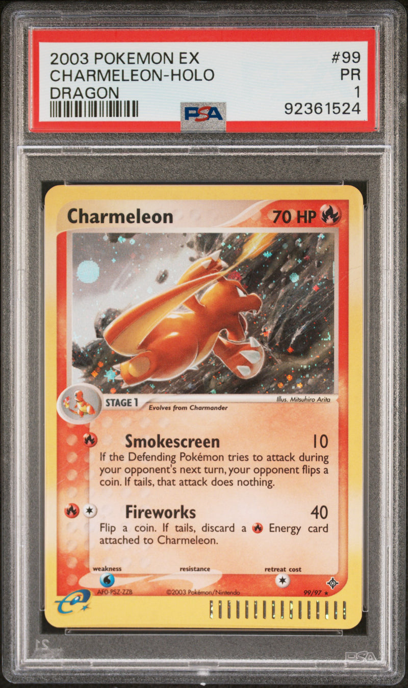 Charmeleon 99/97 Ex Dragon PSA 1 92361524