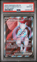 Team Rocket's Mewtwo ex 213/182 Destined Rivals PSA 10 128382360