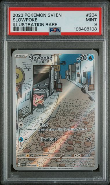 Slowpoke 204/198 S&V Base Set PSA 9 106408108