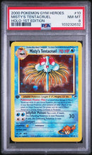 Misty's Tentacruel 10/132 Gym Heroes 1st Edition PSA 8 103232632