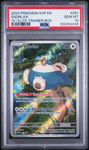 Snorlax 051 Black Star Promo PSA 10 102452436