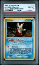 Delibird 21 Team Rocket Returns Reverse Holo PSA 10 106958177