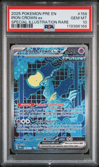 Iron Crown ex 158/131 Prismatic Evolutions PSA 10 119386168