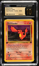 Charmander 50/82 Team Rocket 1st Edition CGC Pristine 10 6008863014