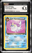 Dark Vaporeon 45/82 Team Rocket Unlimited CGC 9.5 1401039780161
