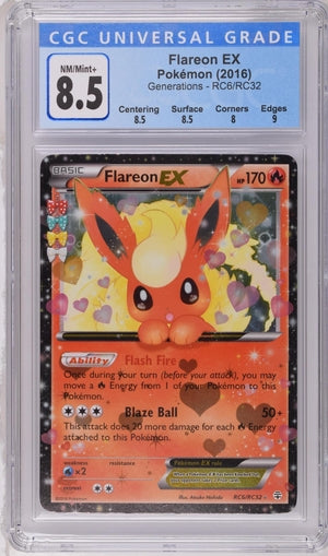 Flareon EX RD6/RC32 XY: Generations CGC 8.5 3767517028