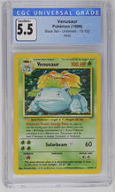 Venusaur 15/102 Base Set CGC 5.5 3783662008