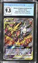 Moltres & Zapdos & Articuno Tag Team SM210 Hidden Fates Promo CGC 9.5 3784277083