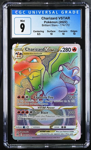 Charizard VSTAR 174/172 Sword & Shield: Brilliant Stars CGC 9 4065296015