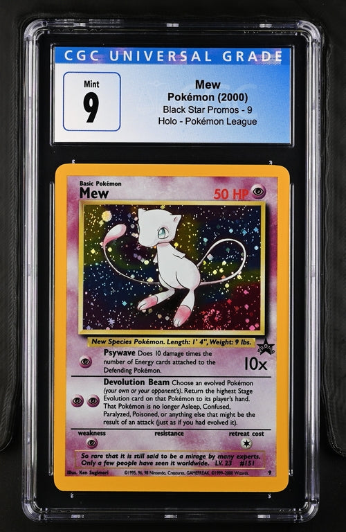 Mew - Holo (9) Black Star Promo CGC 9 4080678242