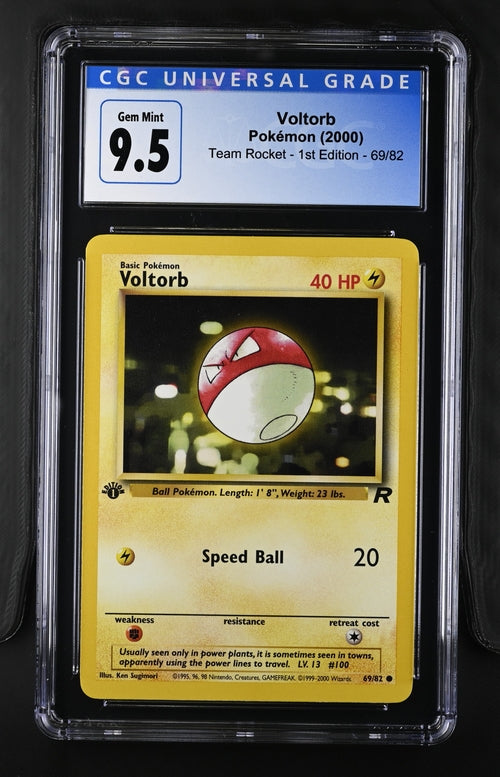 Voltorb 69/82 Team Rocket 1st Edition CGC 9.5 4138860003